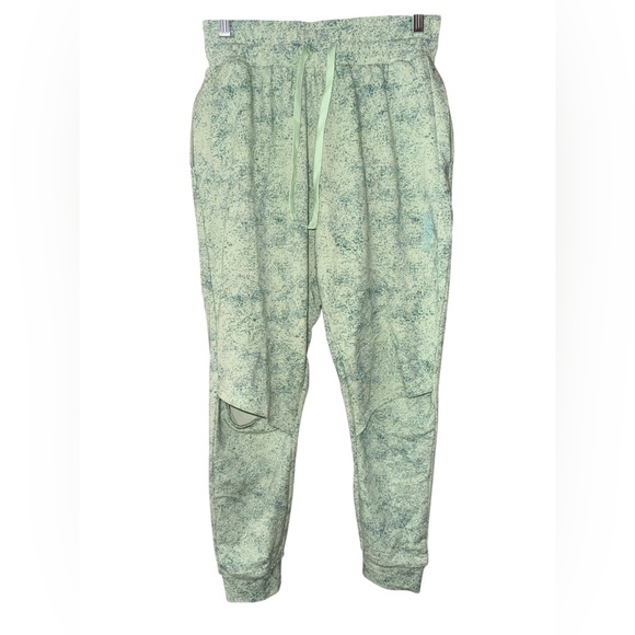 Gymshark Pants - Gymshark Weight Lifting Chalk Joggers Split-Knee Pants Women’s Small Green